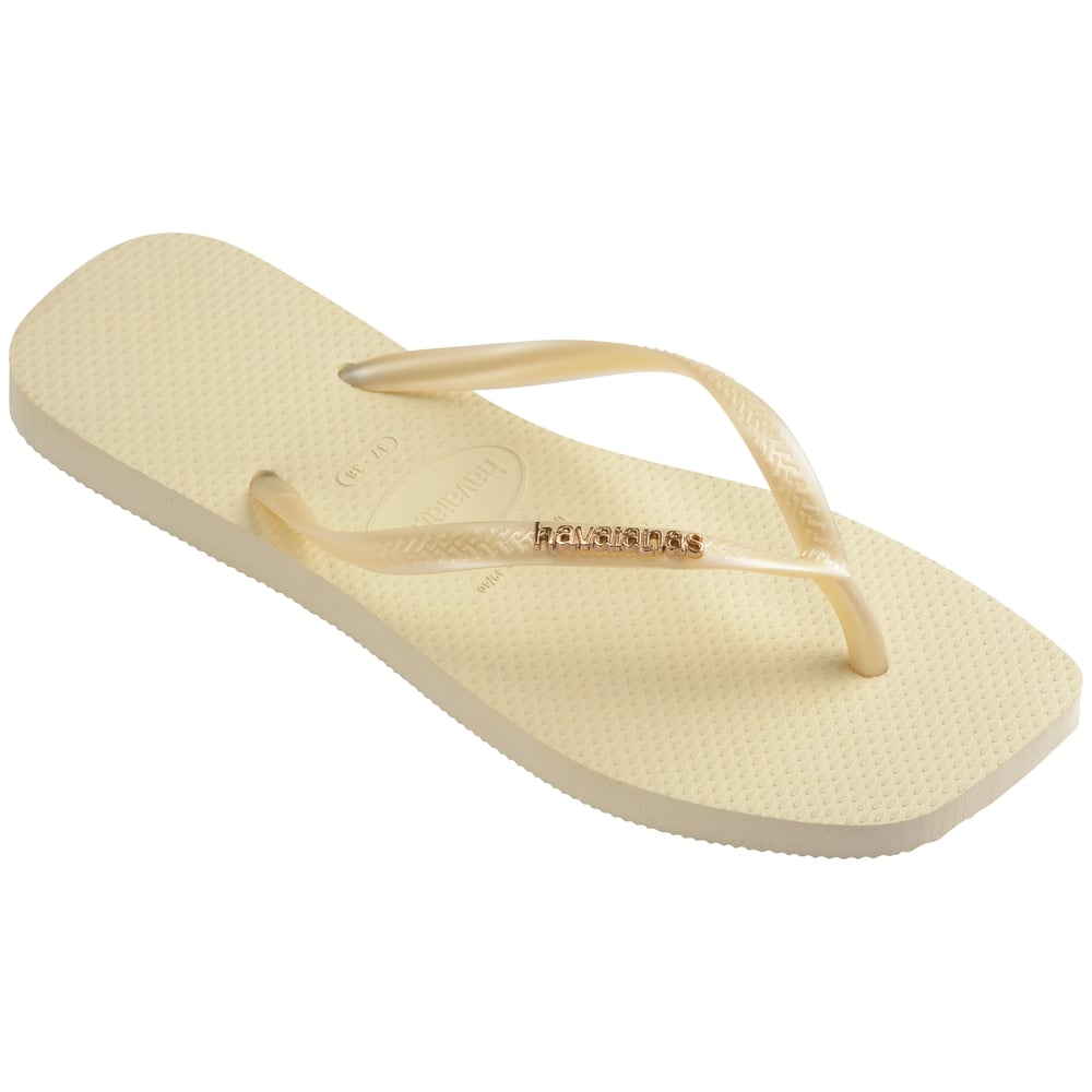 HAVAİANAS SQUARE LOGO METALLIC KADIN PARMAK ARASI TERLİK 4148257