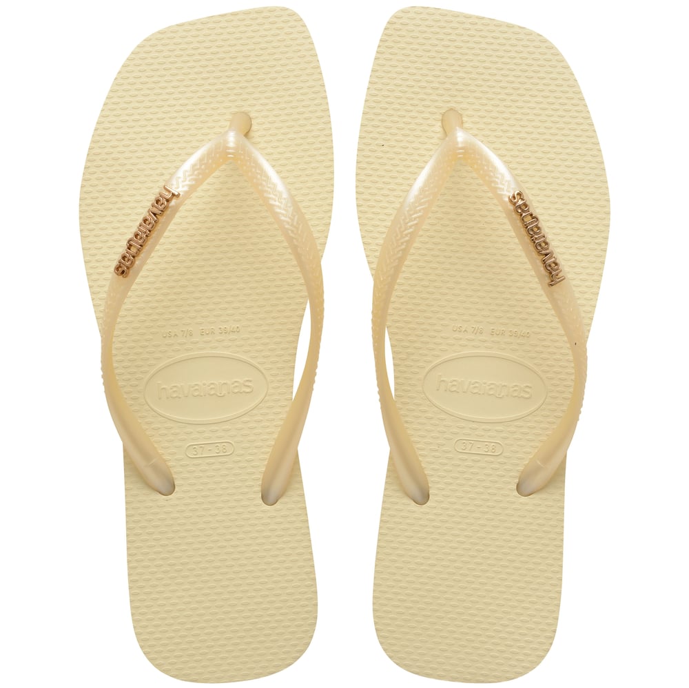HAVAİANAS SQUARE LOGO METALLIC KADIN PARMAK ARASI TERLİK 4148257