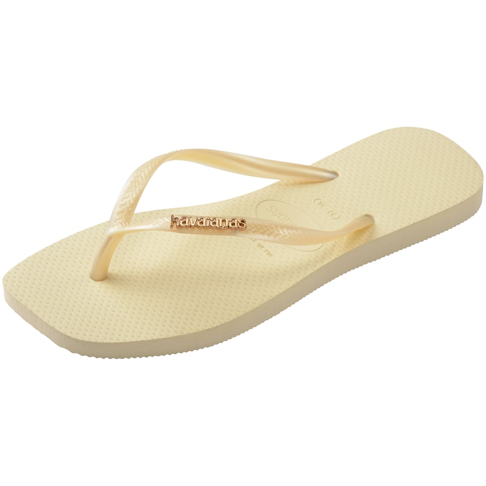HAVAİANAS SQUARE LOGO METALLIC KADIN PARMAK ARASI TERLİK 4148257