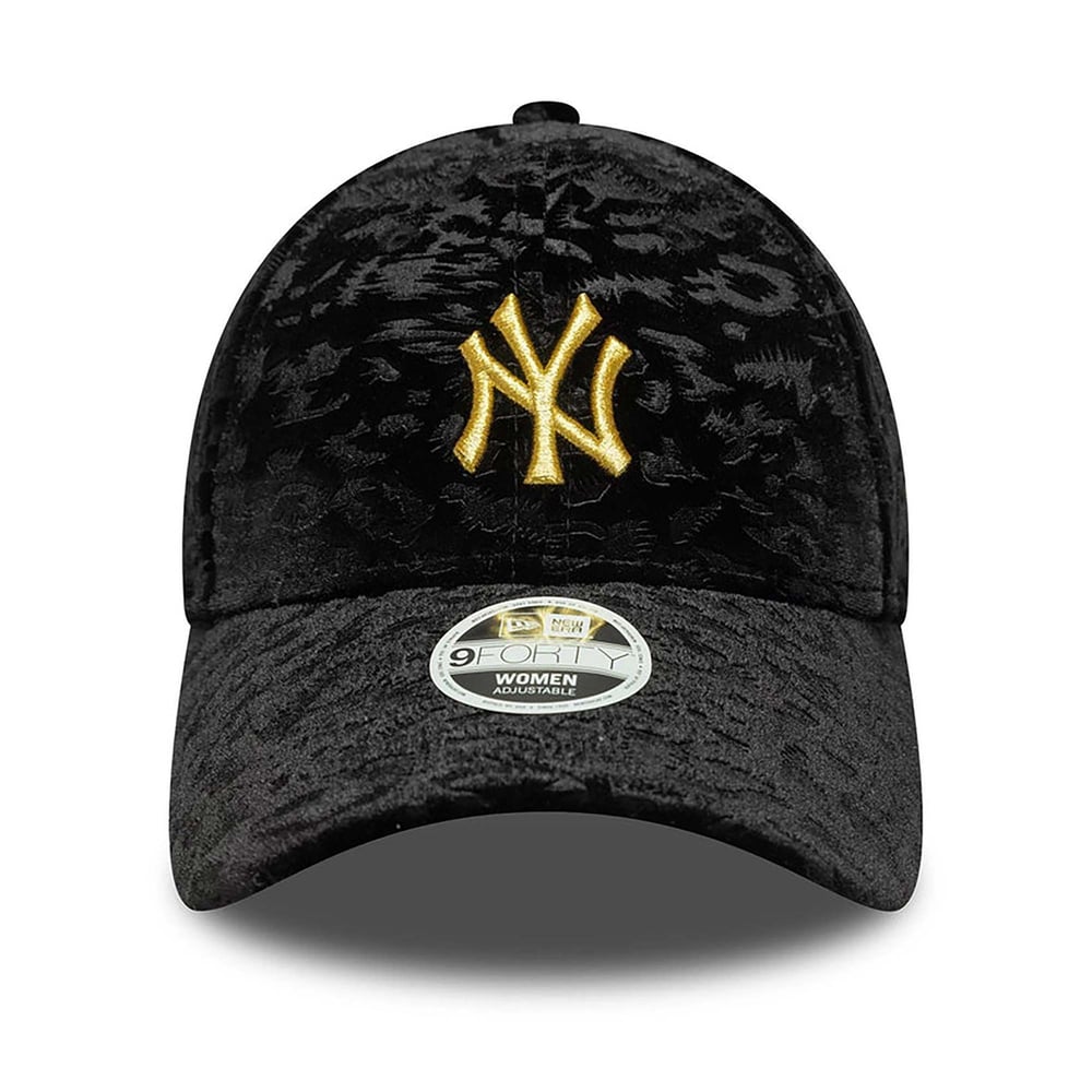 NEW ERA WMNS LEO VELOUR 9FORTY NEYYAN SİYAH GOLD KADIN ŞAPKA 60758950