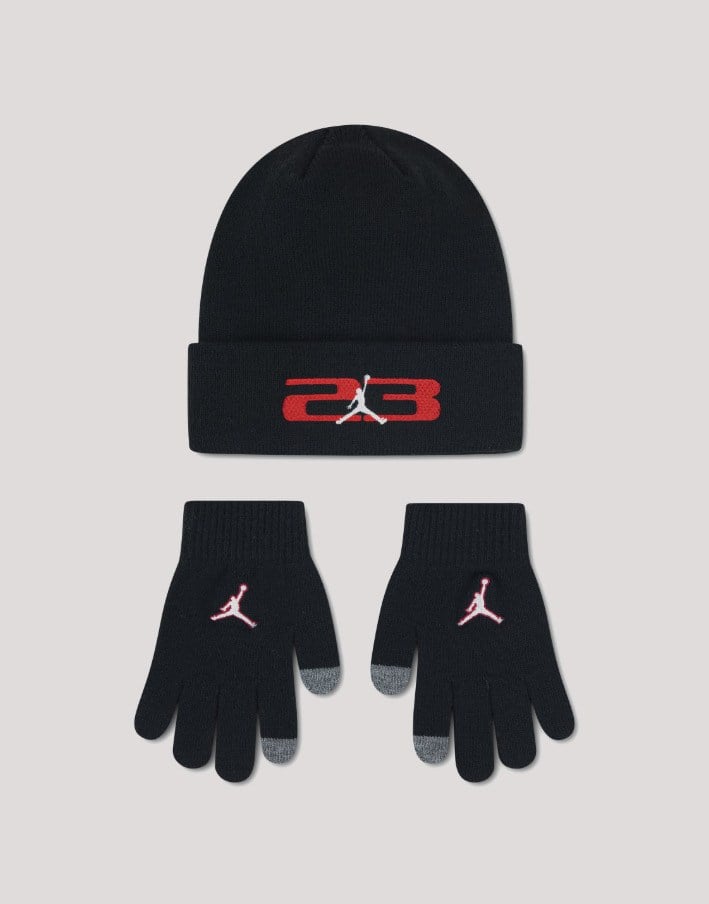 NIKE JORDAN JAN 23 BEANIE & GLOVE SET UNISEX ELDİVEN&BERE SET