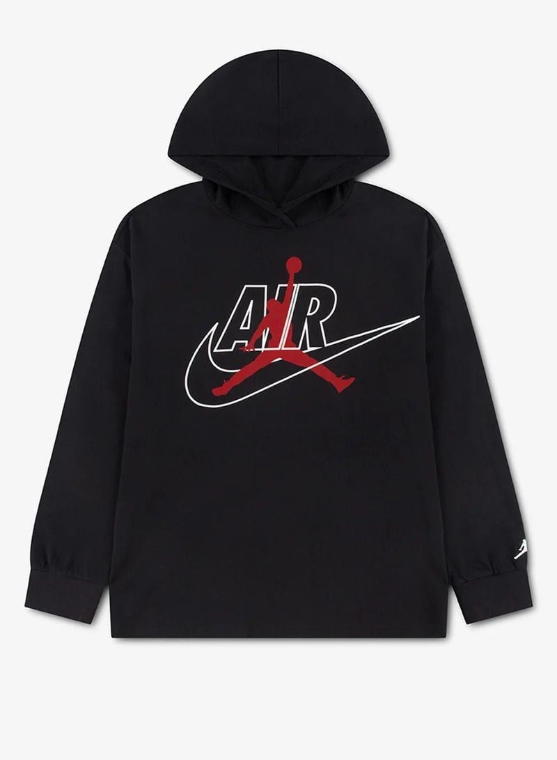 NIKE JORDAN JDB MJ JUMPMAN AIR HOODED LS ERKEK ÇOCUK SWEATSHİRT
