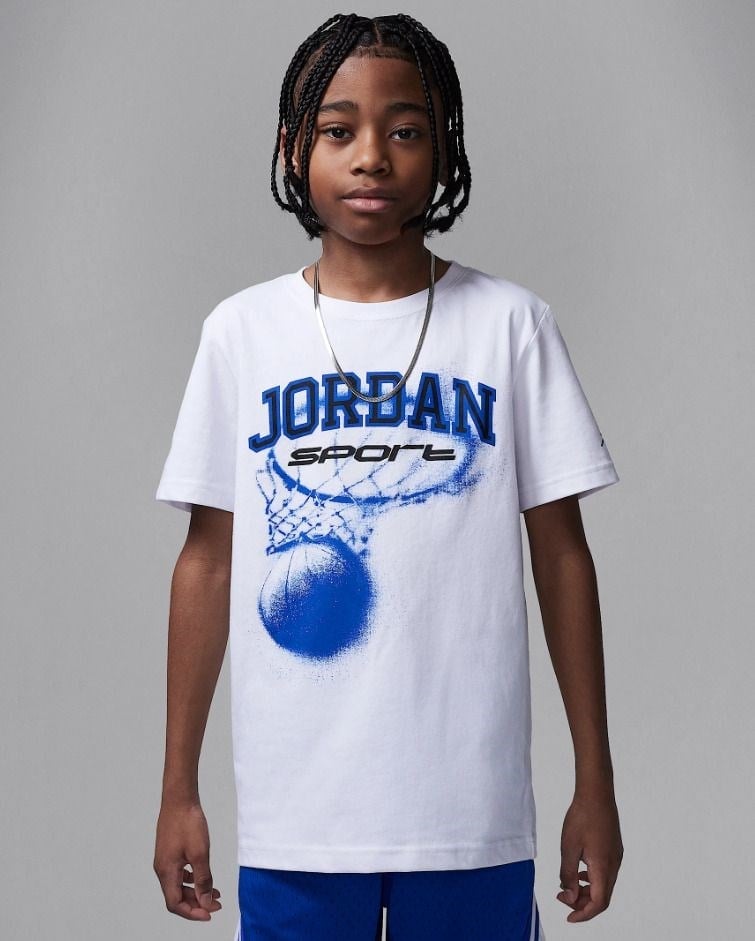 NIKE JORDAN JDB MJ SPORT HOOP DF SS TEE ERKEK ÇOCUK TİŞÖRT