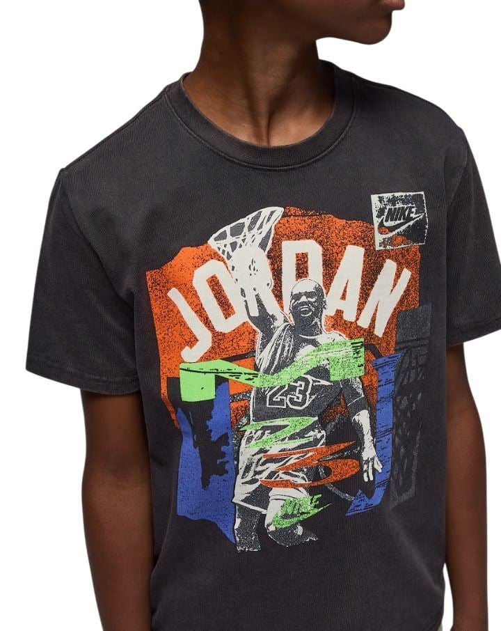 NIKE JORDAN JDB MJ THROWBACK SLAM SS TEE ERKEK ÇOCUK TİŞÖRT  95F225