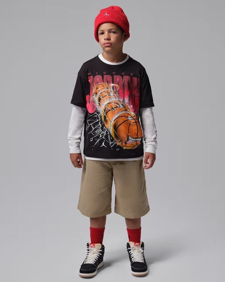 NIKE JORDAN JDB MONSTER BALL ERKEK ÇOCUK TİŞÖRT