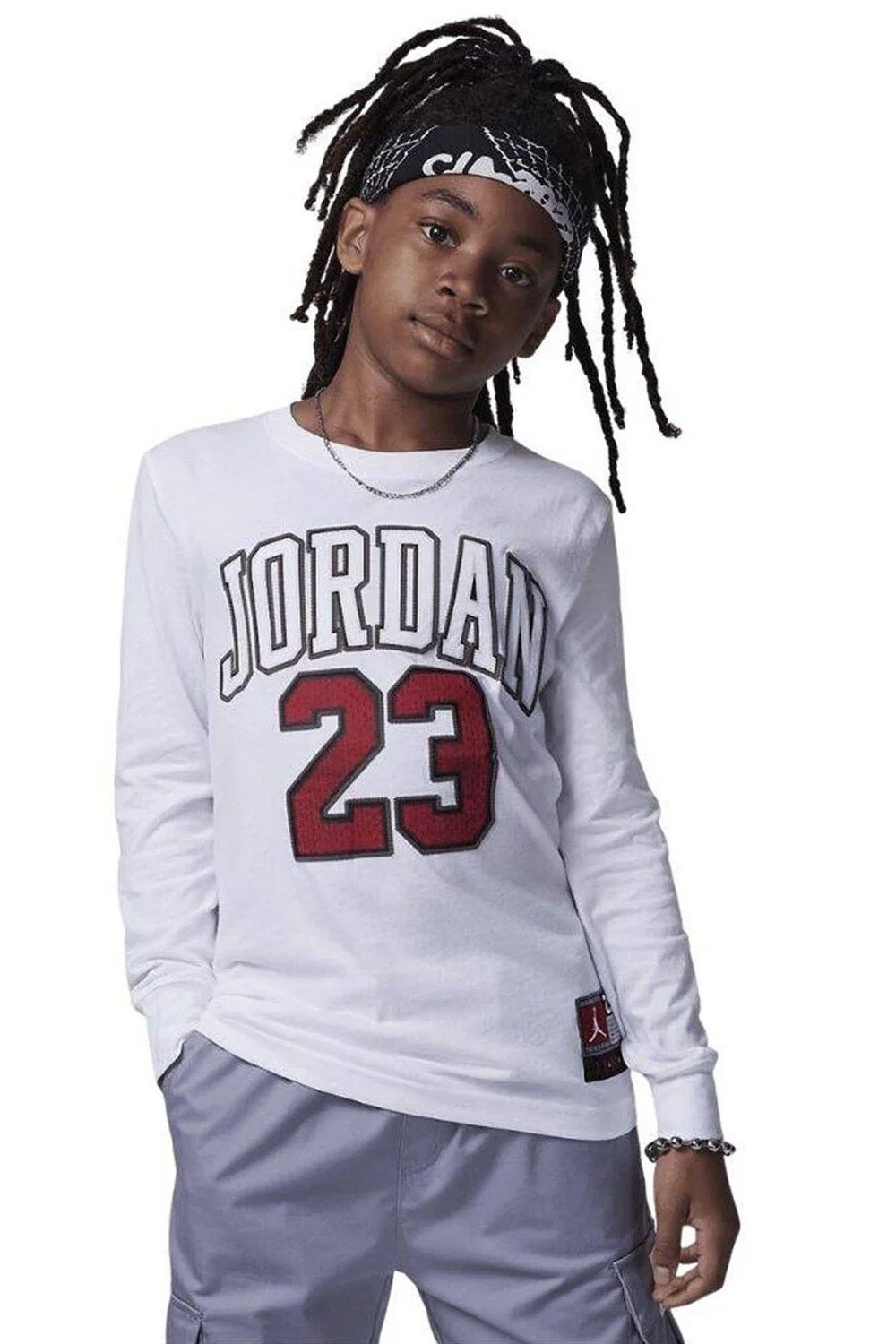 NIKE JORDAN JDB PRACTICE FLIGHT LS TEE ERKEK ÇOCUK SWEATSHİRT 95C591