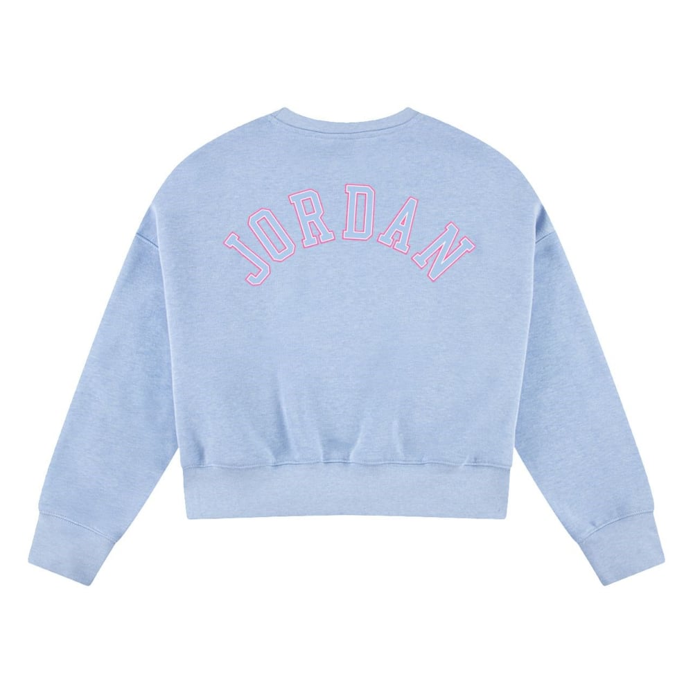 NIKE JORDAN JDG BLUE JEANS & BLING FLC CRE KIZ ÇOCUK SWEATSHİRT 45F195