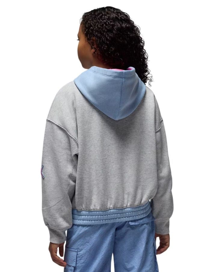 NIKE JORDAN JDG BLUE JEANS & BLING PO HOODY KIZ ÇOCUK SWEATSHİRT 45F193