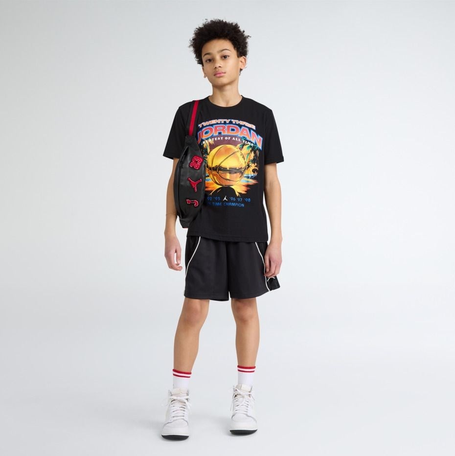 NIKE JORDAN MJ VENICE BEACH HOOPS SS TEE ERKEK ÇOCUK TİŞÖRT 95F850