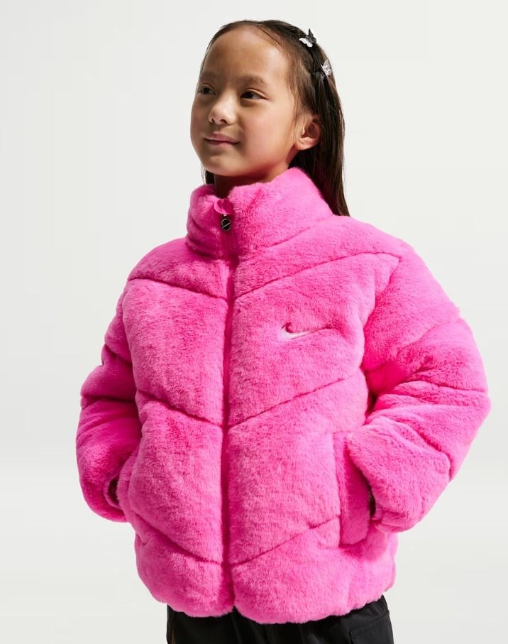NIKE QUILTED FAUX FUR JKT KIZ ÇOCUK MONT