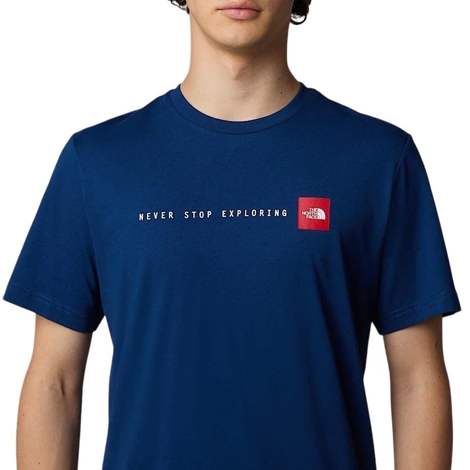 THE NORTH FACE M SS NEVER STOP EXPLORING TEE ERKEK TİŞÖRT NF0A87NSD1R1