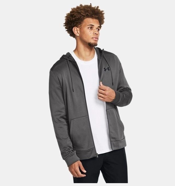UA ARMOUR FLEECE FZ HOODİE ERKEK CEKET 1373357