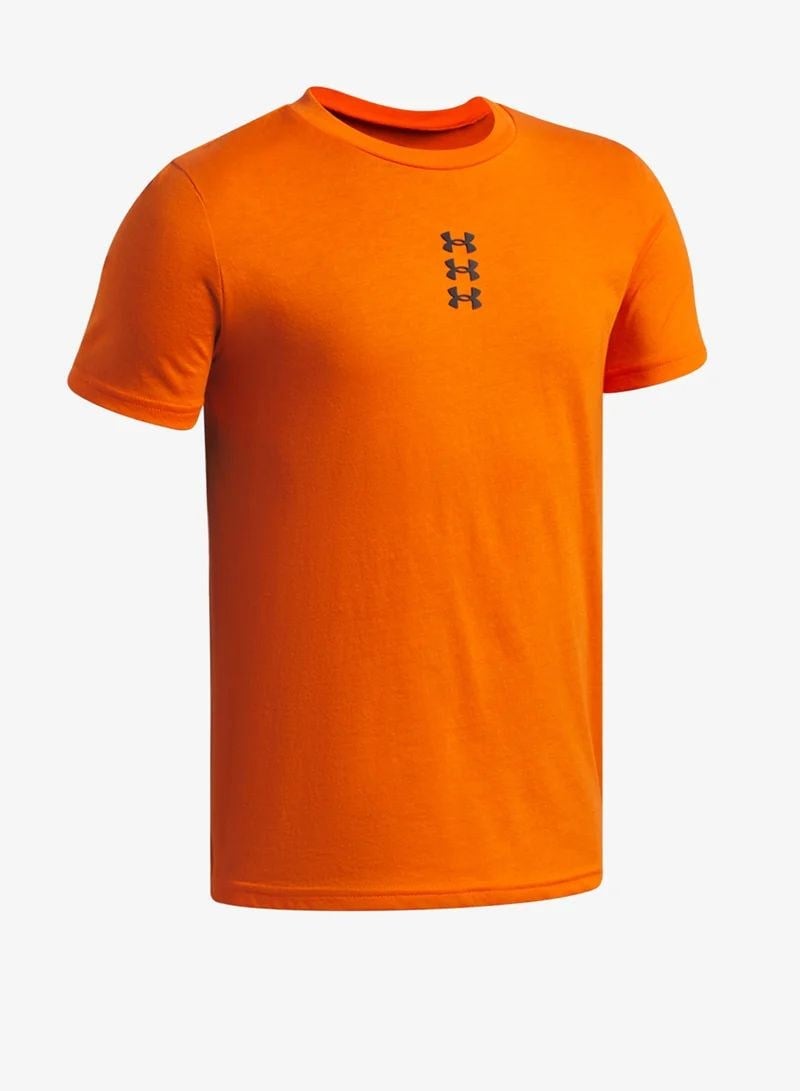 UA HOOPS TRIPLE LOGO SS ERKEK ÇOCUK TİŞÖRT 6012660