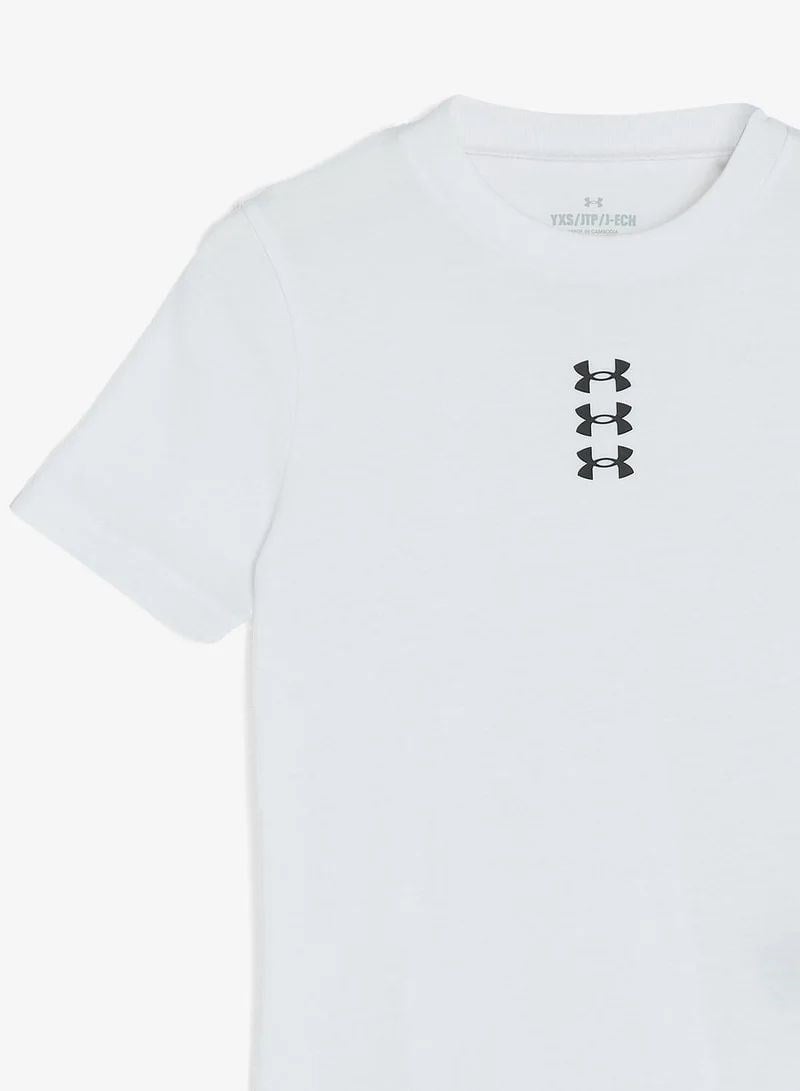 UA HOOPS TRIPLE LOGO SS ERKEK ÇOCUK TİŞÖRT 6012660