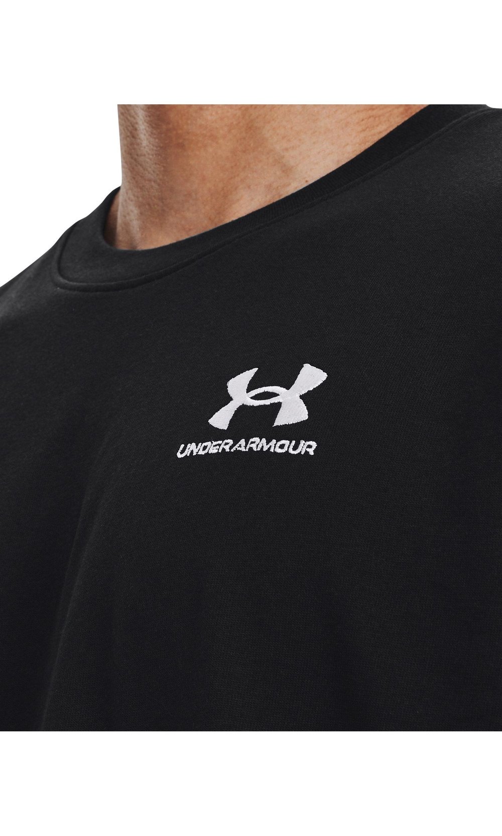 UA M LOGO EMB HEAVYWEIGHT SS ERKEK TİŞÖRT 1373997