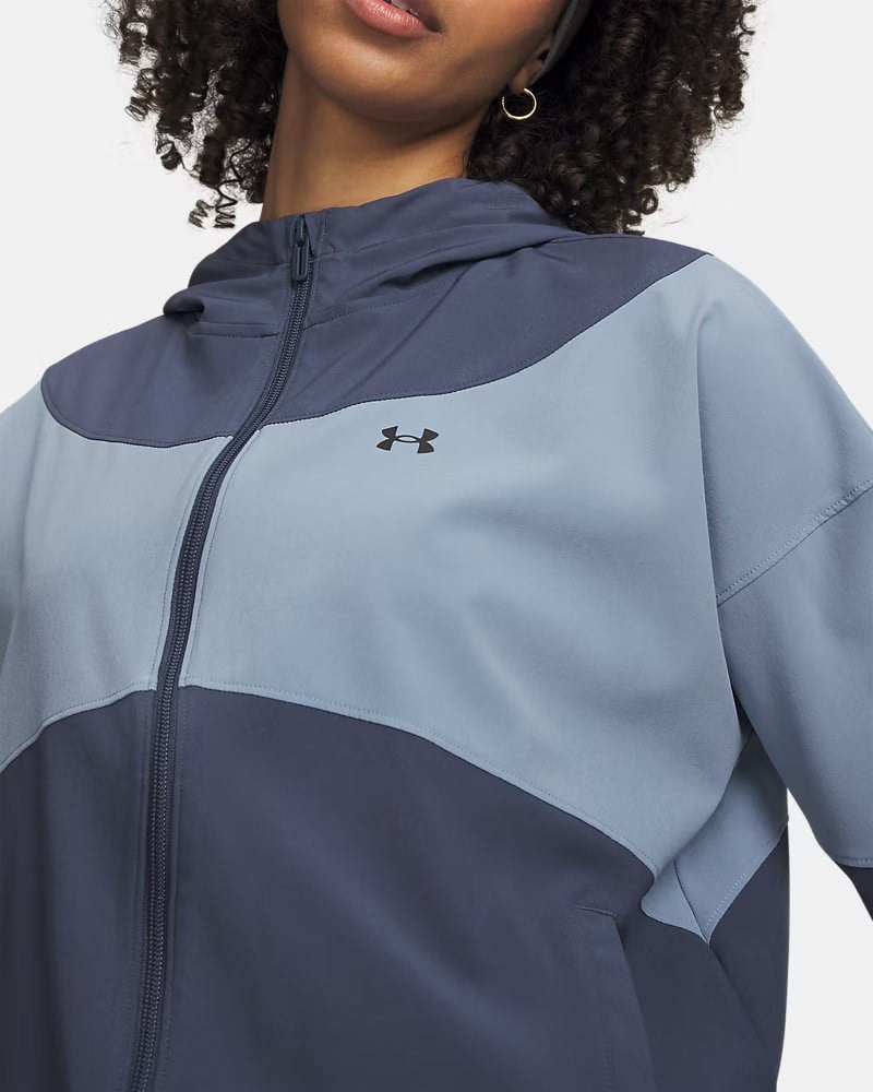 UA RİVAL WOVEN JKT HD KADIN KAPÜŞONLU CEKET 6004849