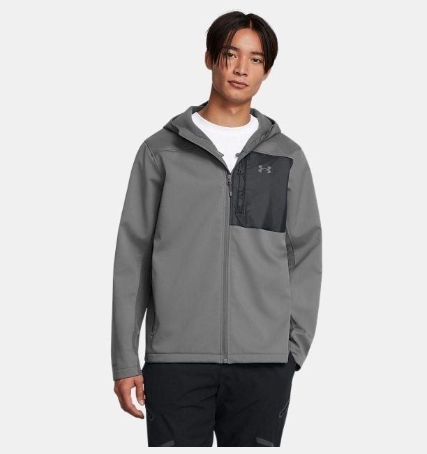UA SHIELD HOODED JACKET ERKEK MONT 1371587
