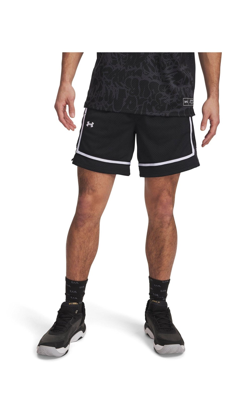 UA ZONE PRO 7IN MESH SHORT PRNTD ERKEK BASKETBOL ŞORTU 6000366