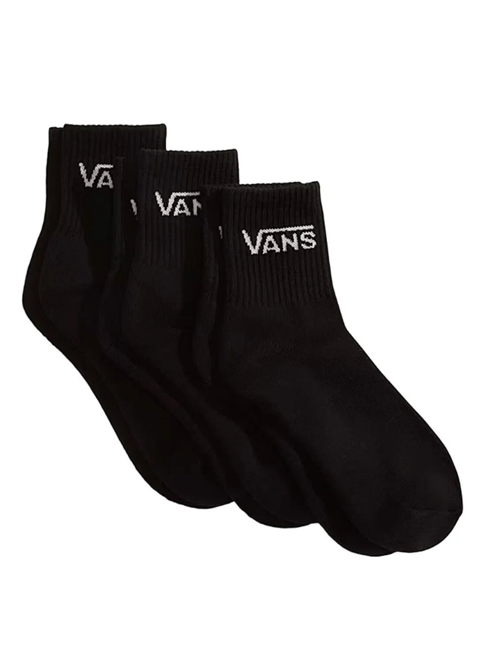 VANS CLASSİC HALF CREW 3'LÜ YARIM BİLEK UNISEX ÇORAP VN000QCCBLK1