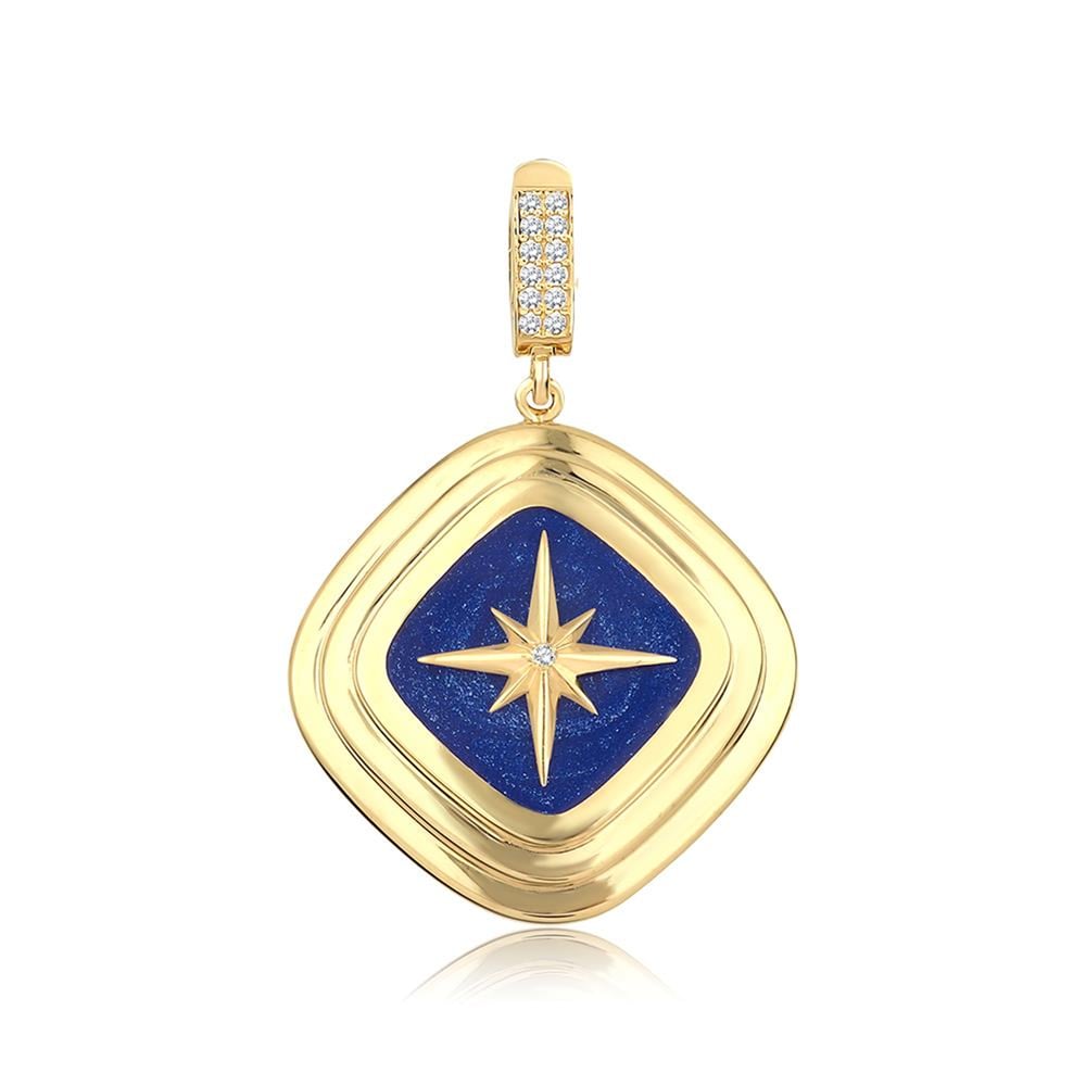 Altın Tasarım Kolye Ucu Charm