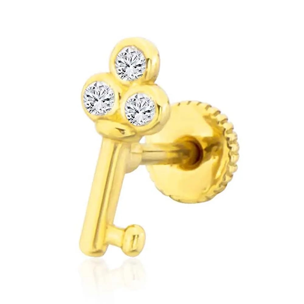 Anahtar Figürlü Tragus Küpe
