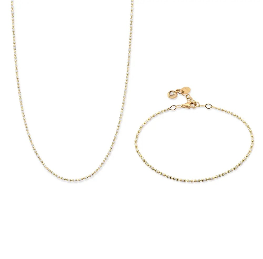 Beyaz Mineli Set