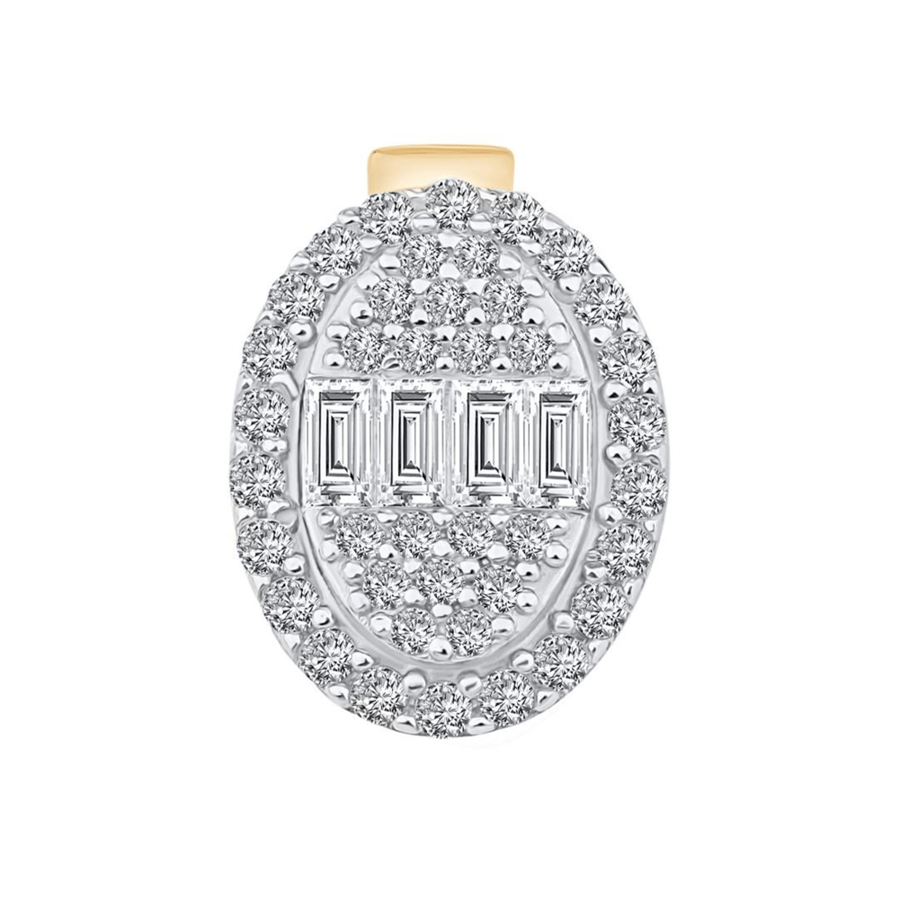 Taşlı Oval 9mm Bileklik Charm