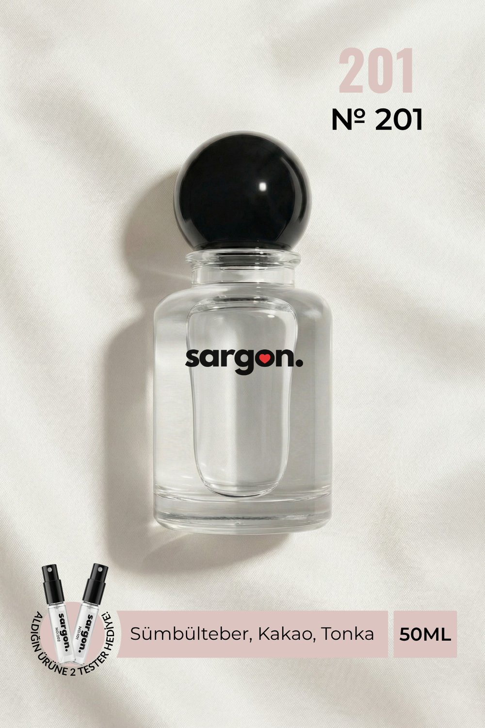 Sargon No:201 Kadın Parfüm 50 ml EDP | Oryantal & Çiçeksi