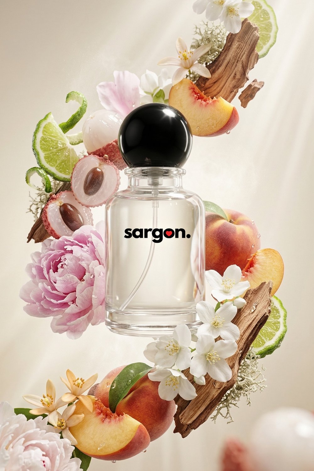 Sargon No:302 Unisex Parfüm 50 ml EDP | Beyaz Çiçekler & Meyveli