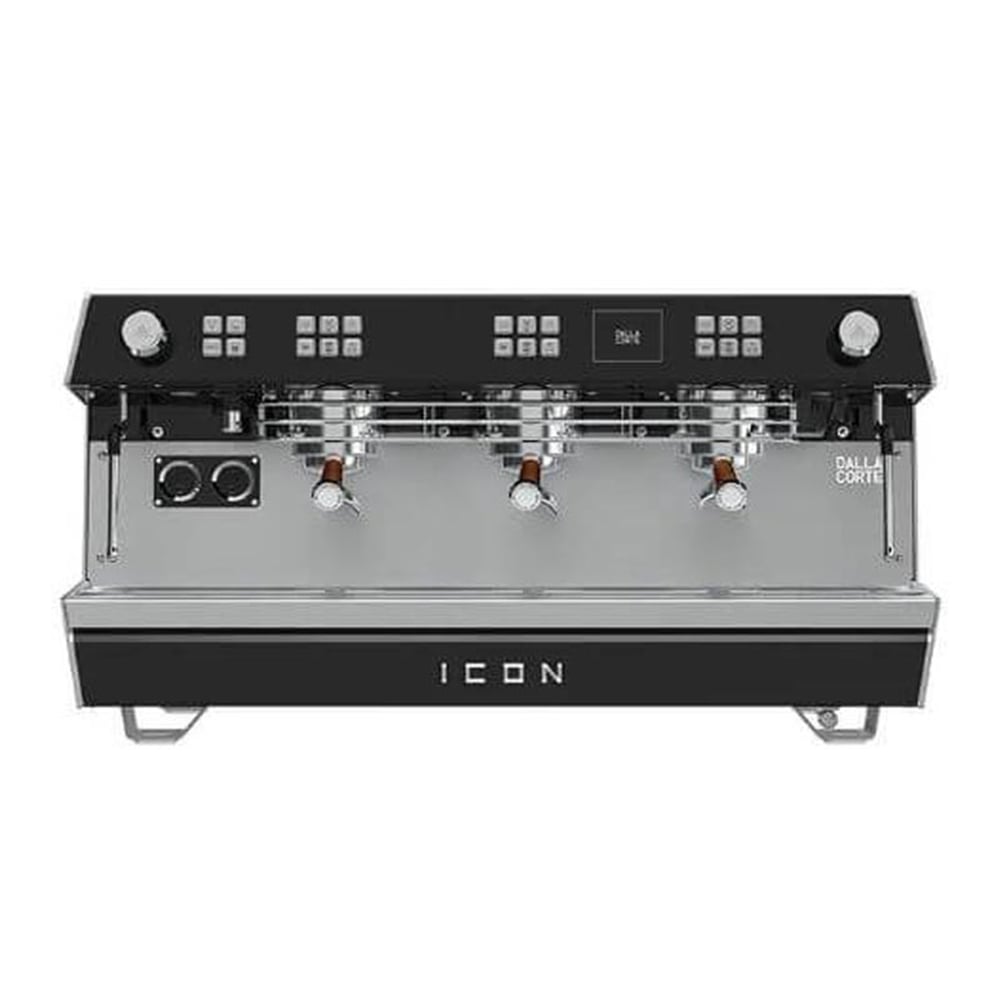 Dalla Corte Icon Espresso Kahve Makinesi, 3 Gruplu, Siyah-Ceviz