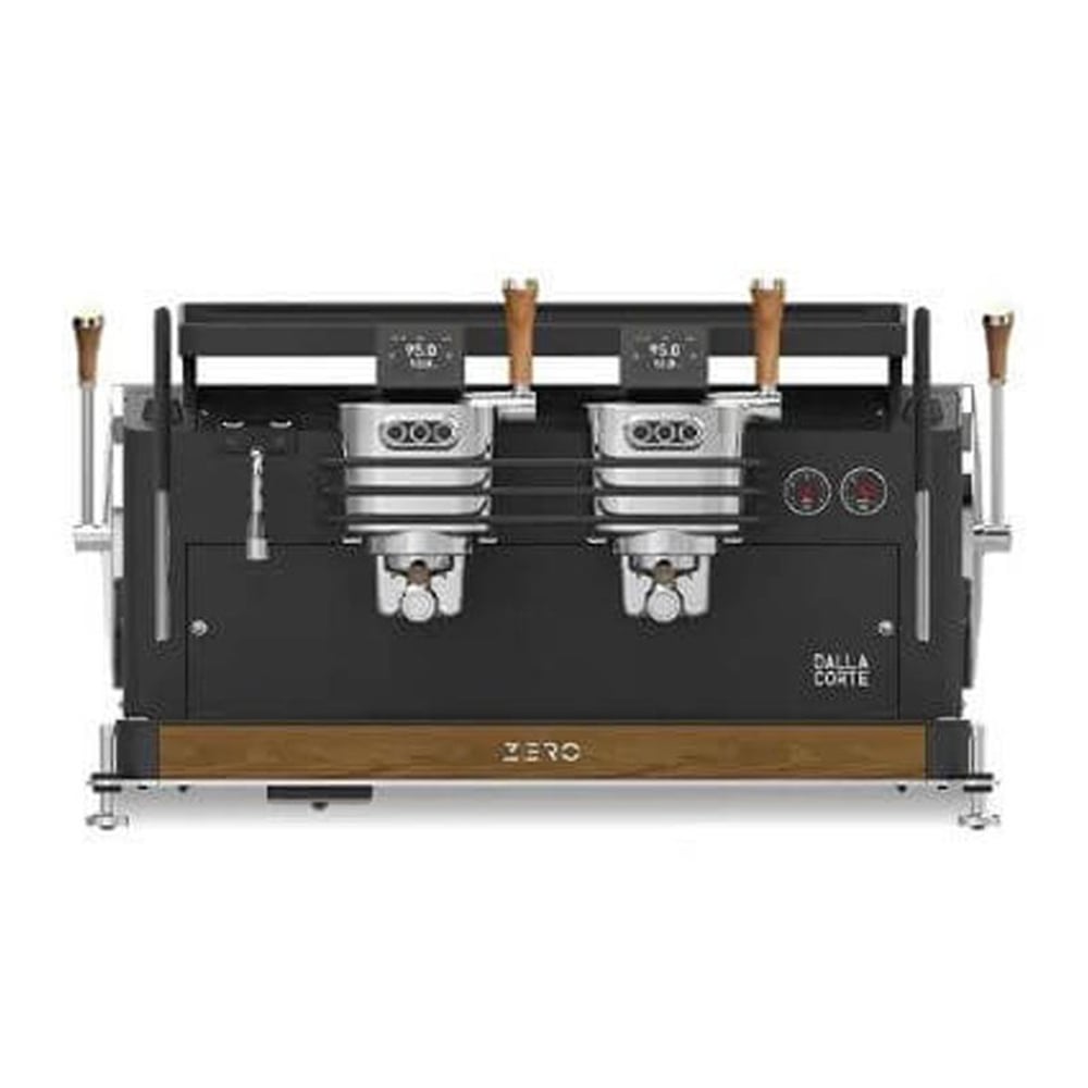 Dalla Corte Zero Barista Espresso Kahve Makinesi, 2 Gruplu, Siyah-Ceviz