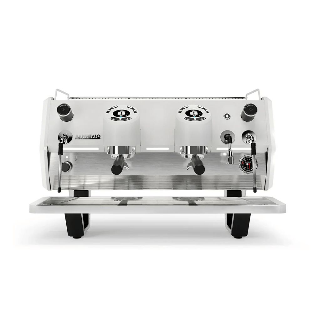 Sanremo D8 Tam Otomatik Espresso Kahve Makinesi, 2 Gruplu, Beyaz