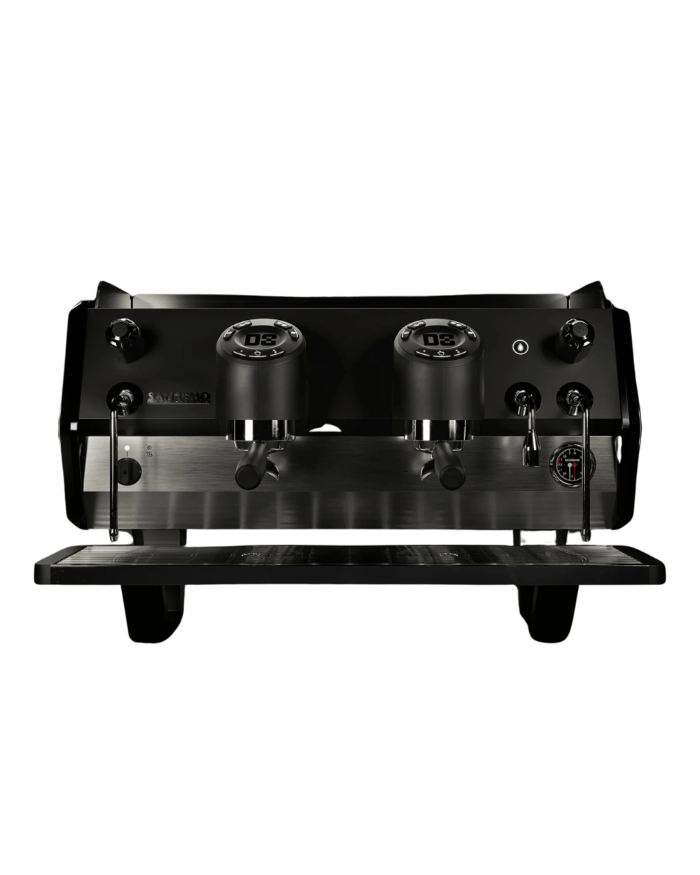 Sanremo D8 Tam Otomatik Espresso Kahve Makinesi, 2 Gruplu, Siyah