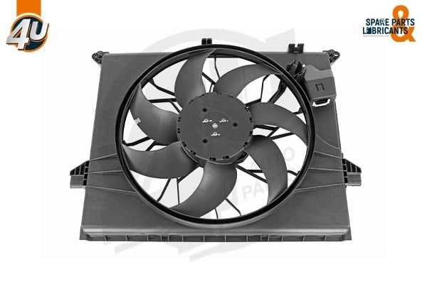 4U Autoparts 15833MR Fan Motoru 1645000193 uygun fiyat hızlı kargo