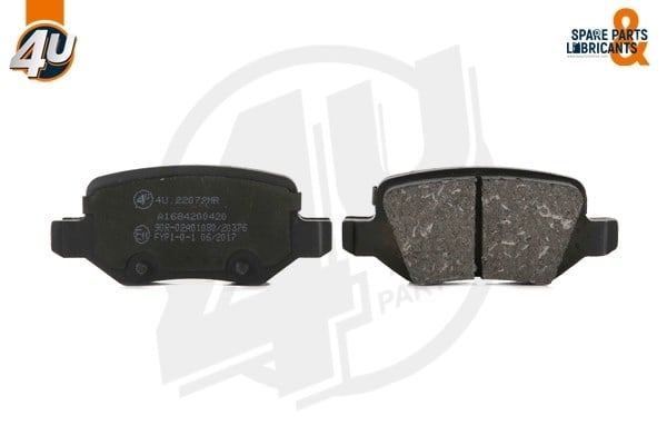 4U Autoparts 22072MR Fren Balatası 1684200420 uygun fiyat hızlı kargo