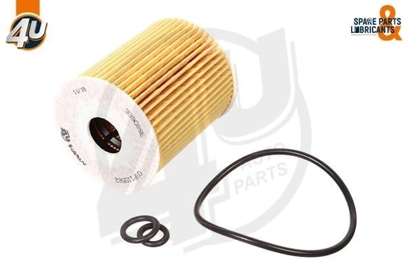 4U Autoparts 33908SE Yağ Filtresi 03P115466 uygun fiyat hızlı kargo