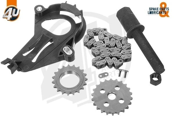 4U Autoparts 44137BW Yağ Pompa Zincir Seti 11237503107 uygun fiyat hızlı kargo