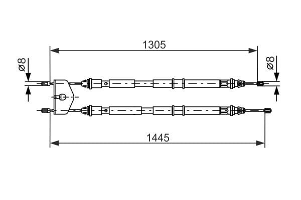 BOSCH 1 987 477 732 El Fren Teli 1211024 uygun fiyat hızlı kargo
