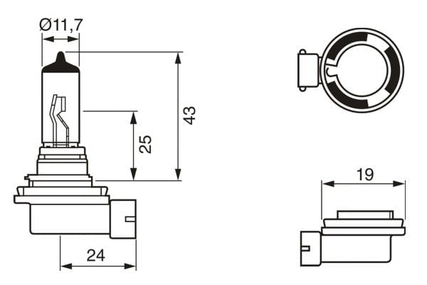 BOSCH 1 987 302 084 Far Ampulü 000000001606 uygun fiyat hızlı kargo