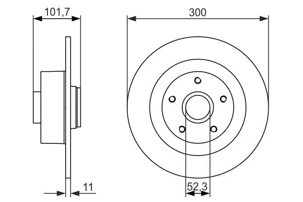BOSCH 0 986 479 573 Fren Diski 402020005R uygun fiyat hızlı kargo