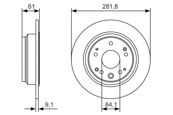 BOSCH 0 986 479 A91 Fren Diski 42510 SZ3 J00 uygun fiyat hızlı kargo