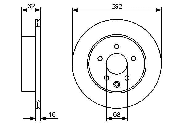 BOSCH 0986479C12 Fren Diski 432000016R uygun fiyat hızlı kargo