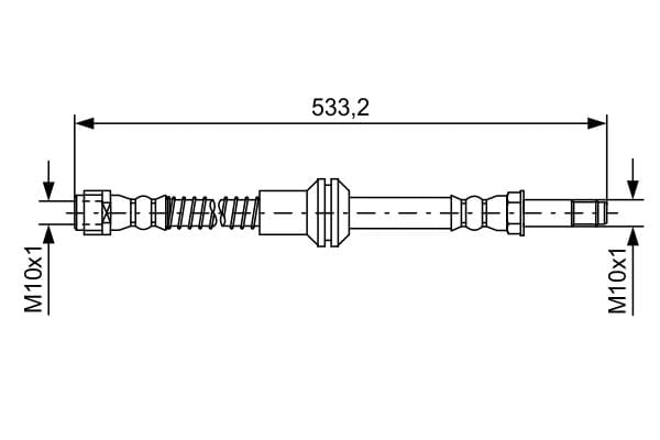 BOSCH 1 987 481 609 Fren Hortumu 2124200648 uygun fiyat hızlı kargo