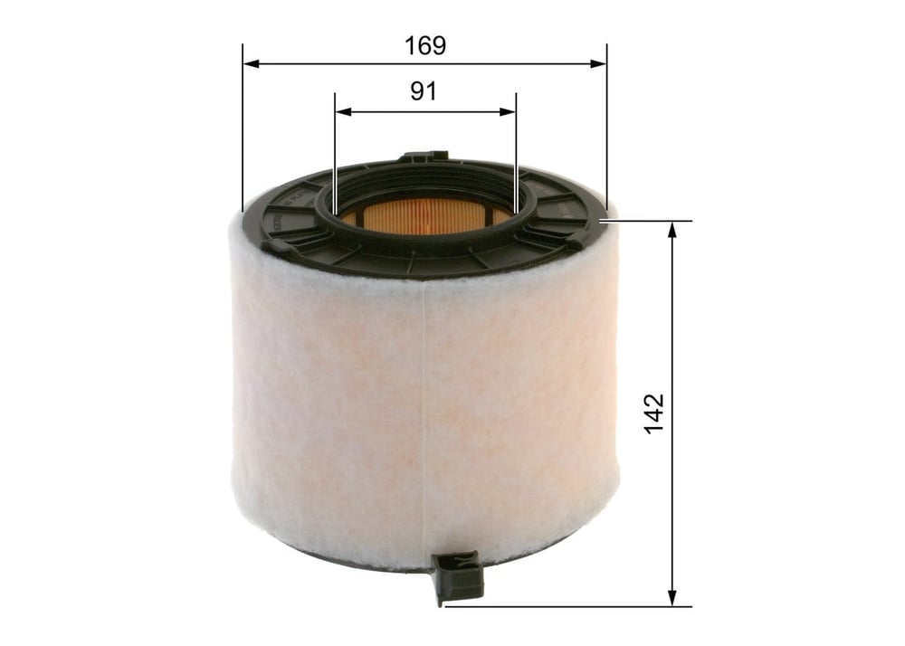 BOSCH F 026 400 677 Hava Filtresi 8W0133843 uygun fiyat hızlı kargo