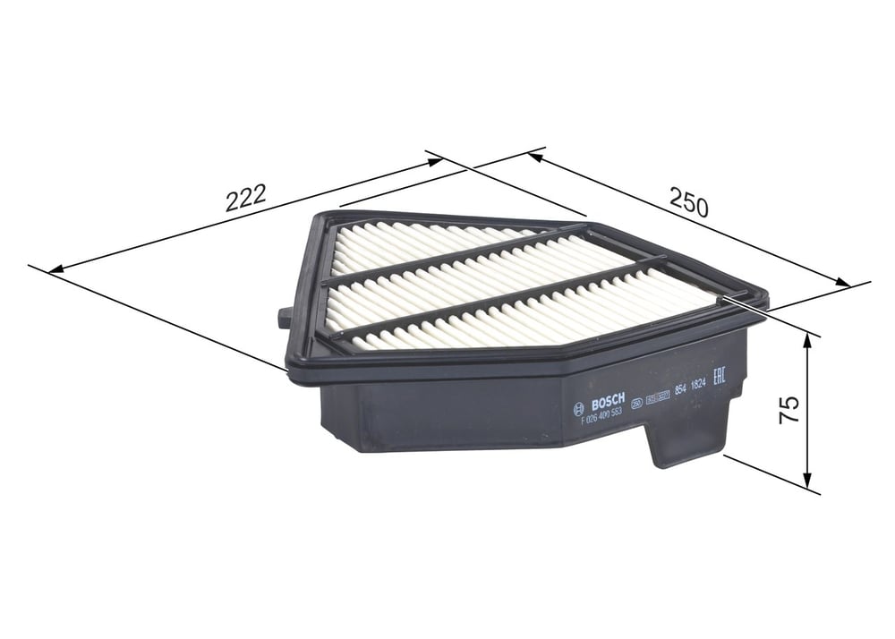 BOSCH F 026 400 583 Hava Filtresi 17220 R5Z G01 uygun fiyat hızlı kargo