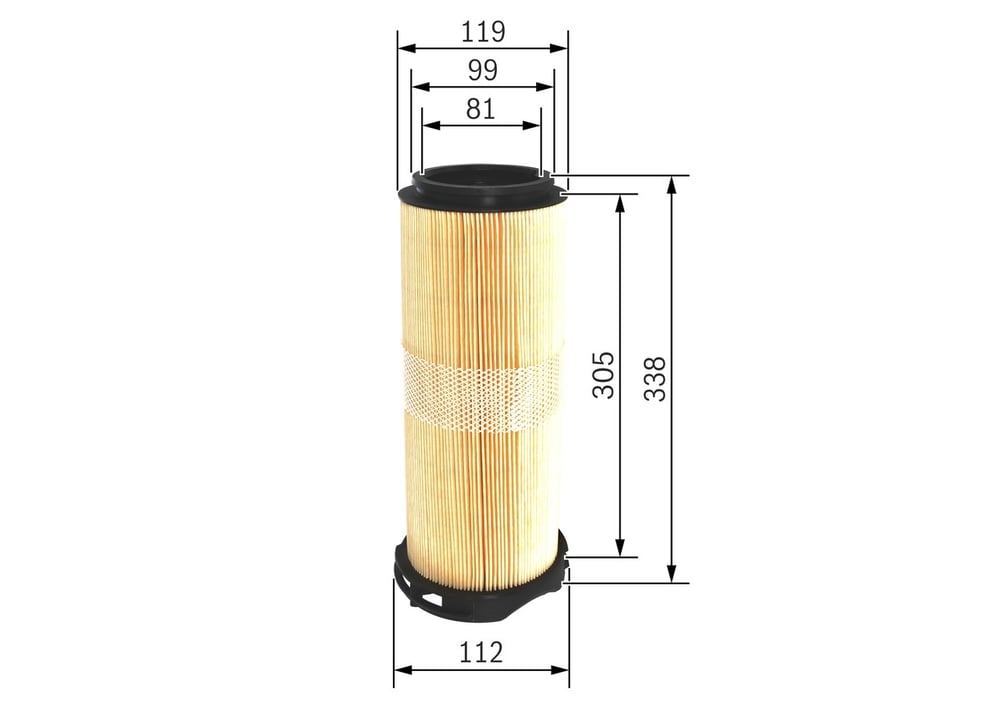 BOSCH F 026 400 214 Hava Filtresi 6460940204 uygun fiyat hızlı kargo