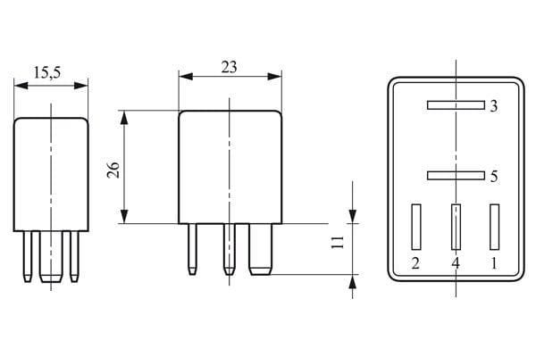 BOSCH 0 332 011 007 Röle 0025421119 uygun fiyat hızlı kargo
