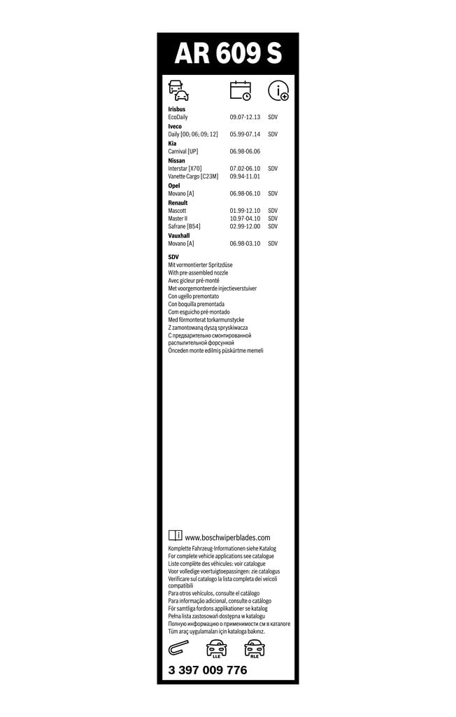 BOSCH 3 397 009 776 Silecek XXX uygun fiyat hızlı kargo