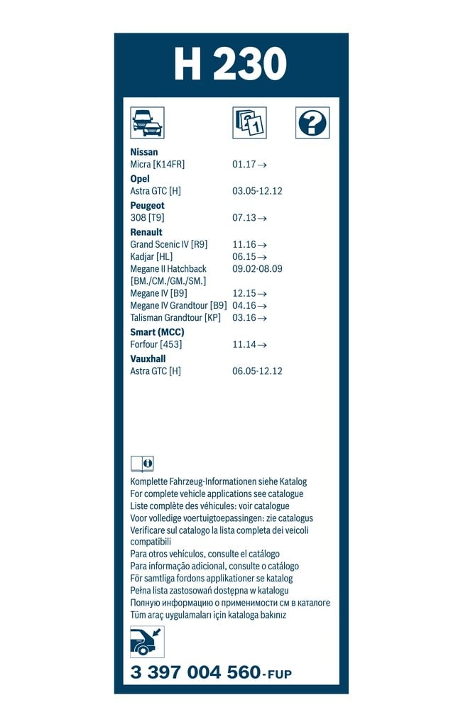 BOSCH 3 397 004 560 Silecek 1610785180 uygun fiyat hızlı kargo
