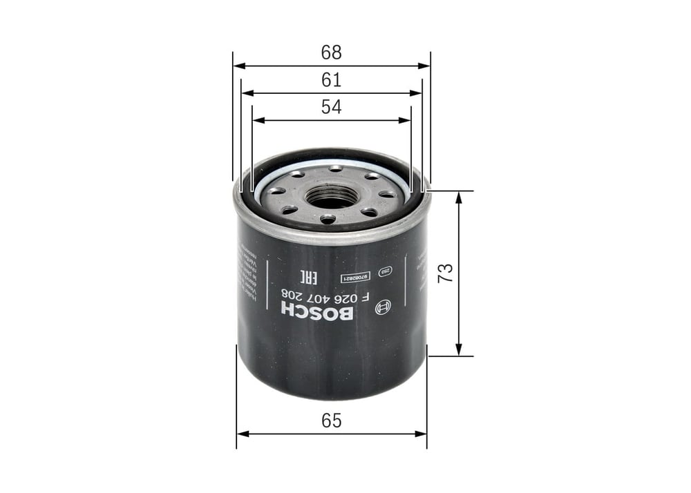 BOSCH F 026 407 208 Yağ Filtresi 0892202003 uygun fiyat hızlı kargo